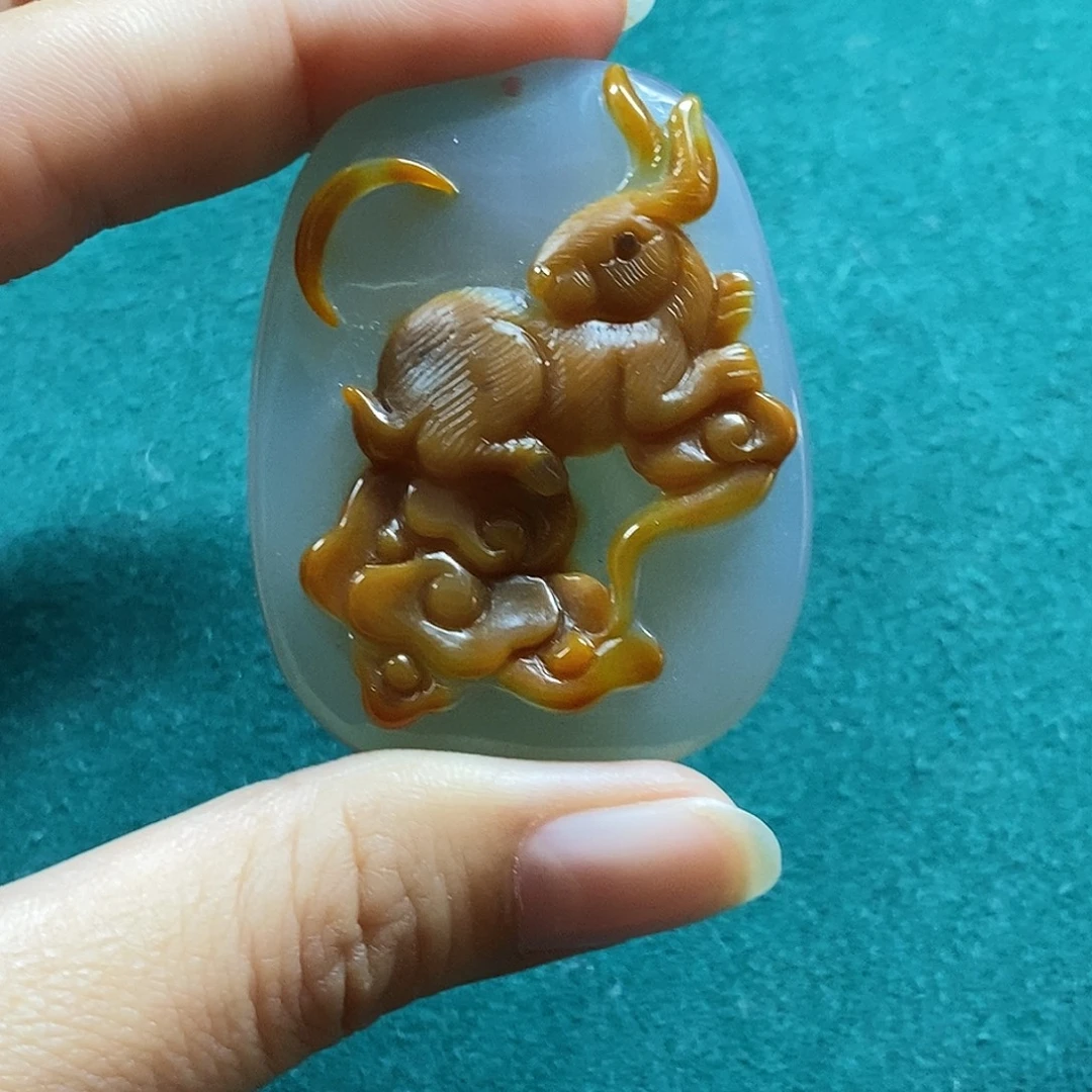 子***乐玛瑙/玉髓未镶嵌颈饰