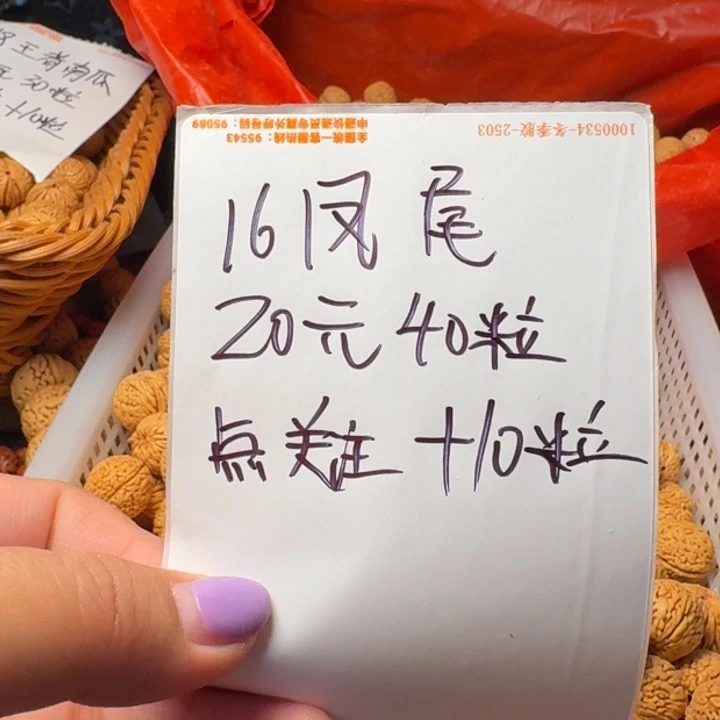 文玩核桃吊坠16凤尾