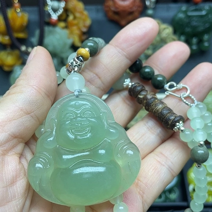 未镶嵌岫玉吊坠吊坠