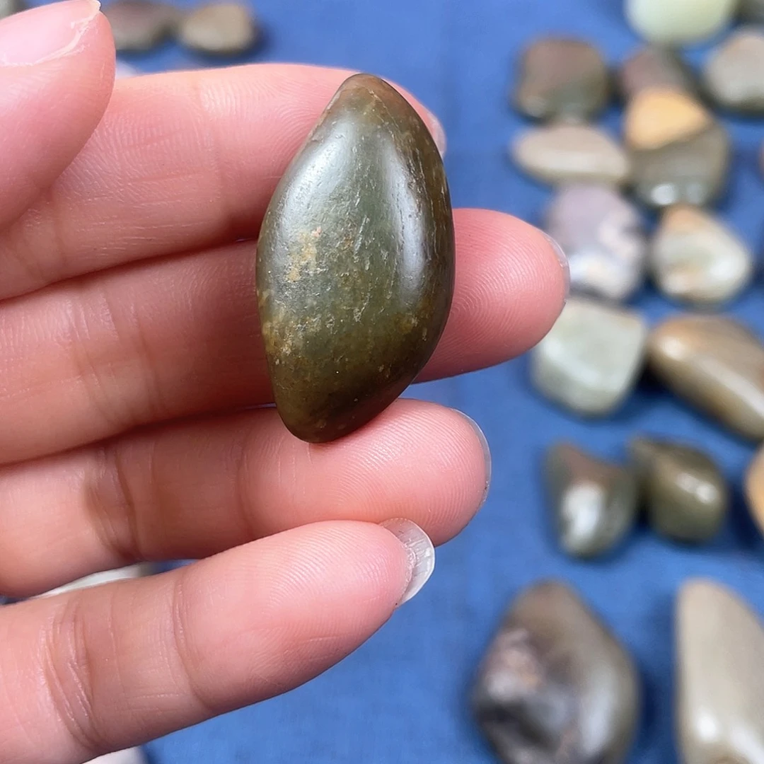 和田玉珠宝奇石未镶嵌七*饱