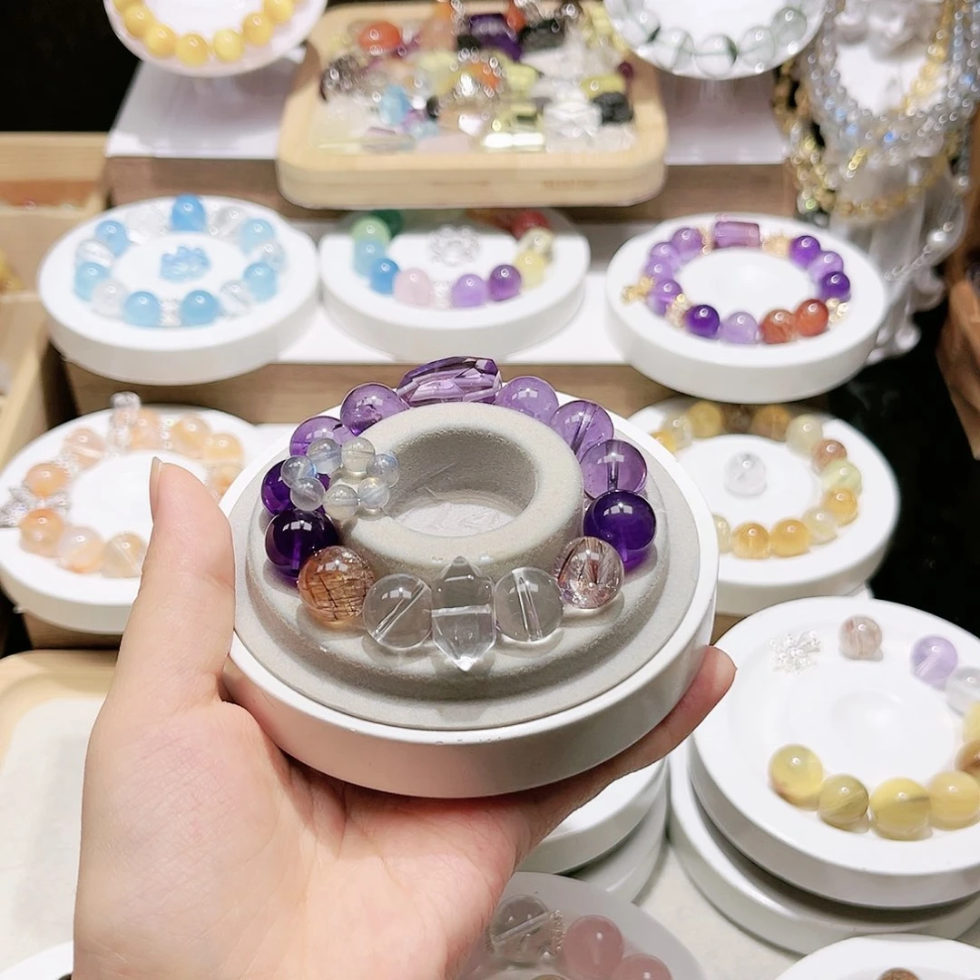 水晶手链未镶嵌天然水晶