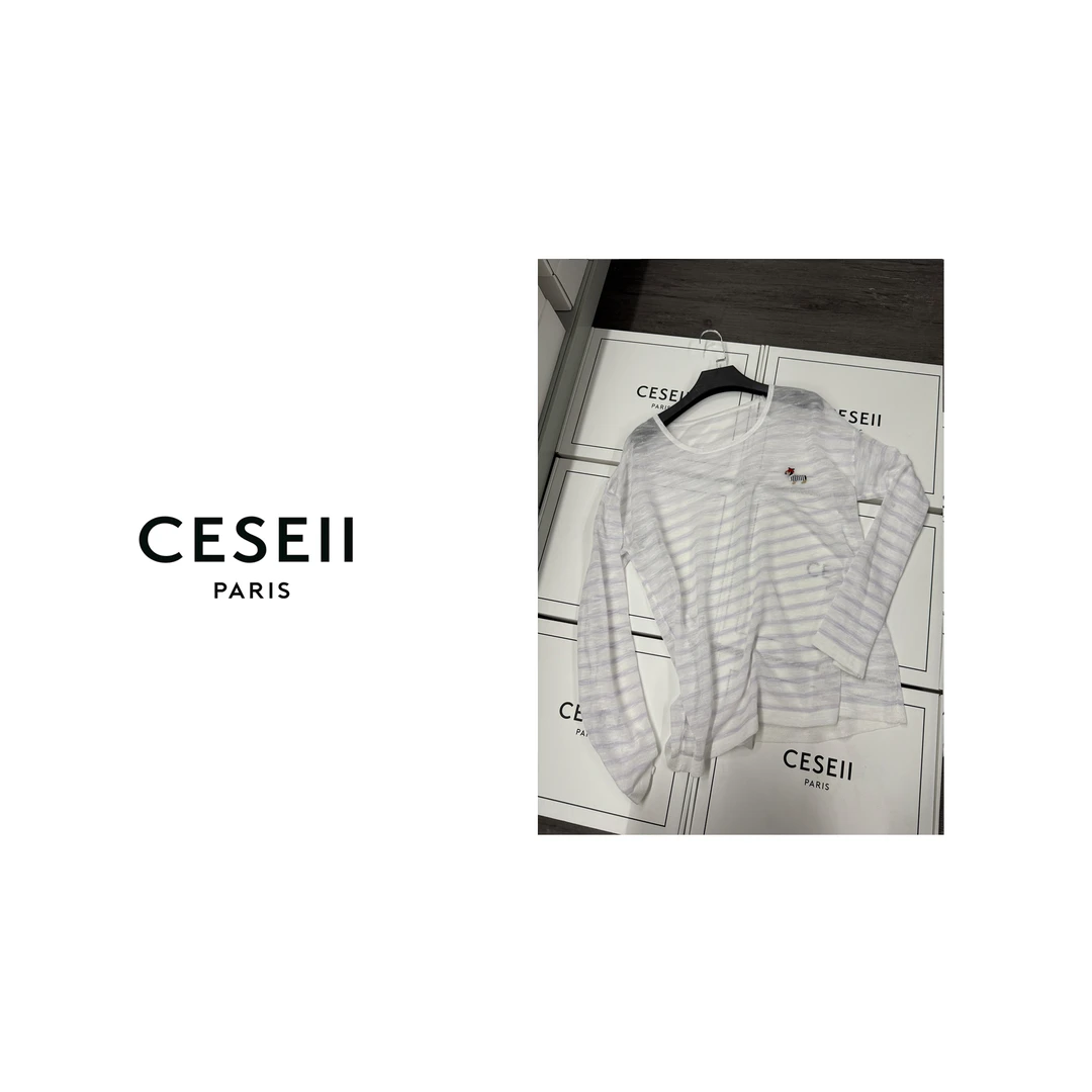 【25XJ538】CESEII高弹百搭时尚减龄针织老钱风松弛感女装贵气