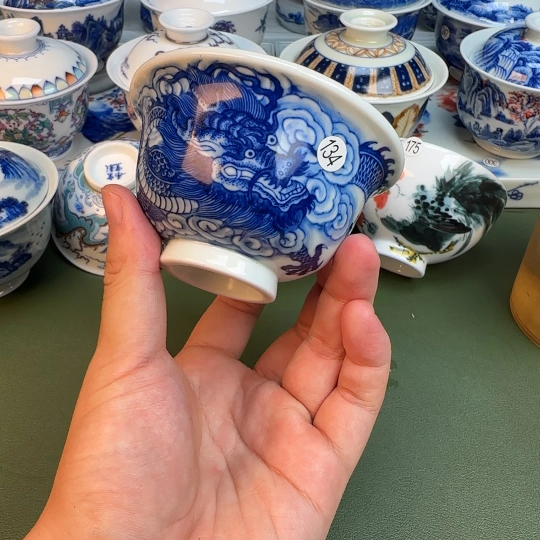 彦祖纯手工手绘茶具134