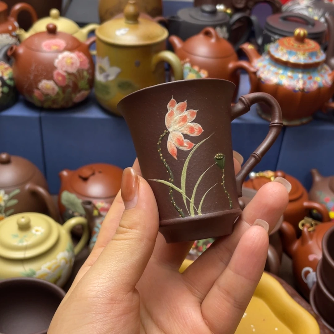 紫砂茶杯紫砂主人杯60cc