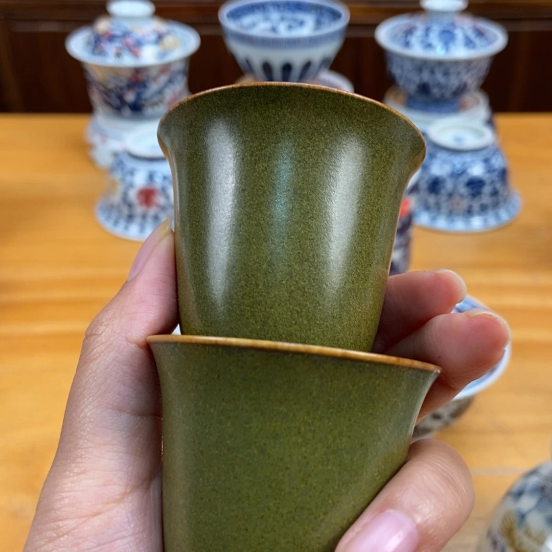 手绘现代茶具非古董