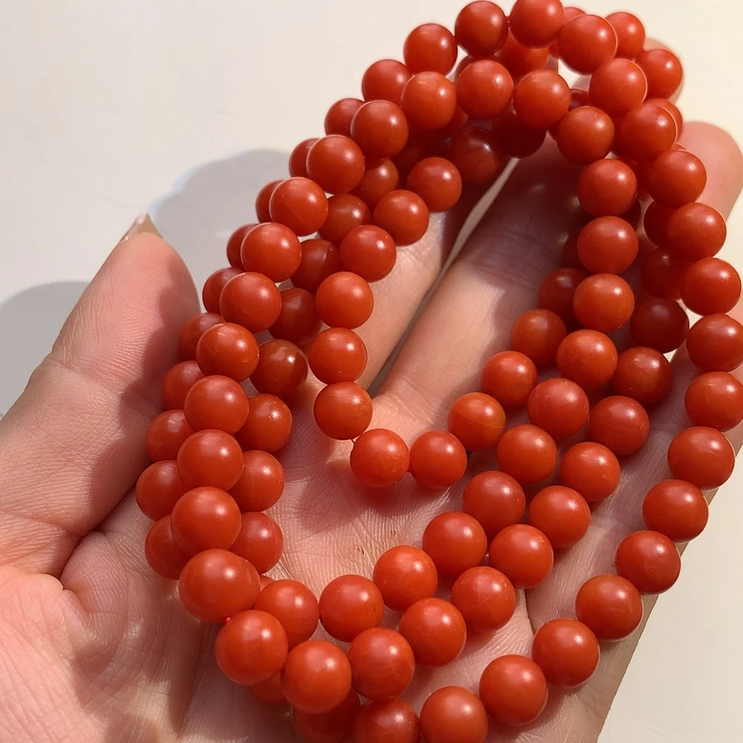 南红玛瑙未镶嵌手串南红多圈手串