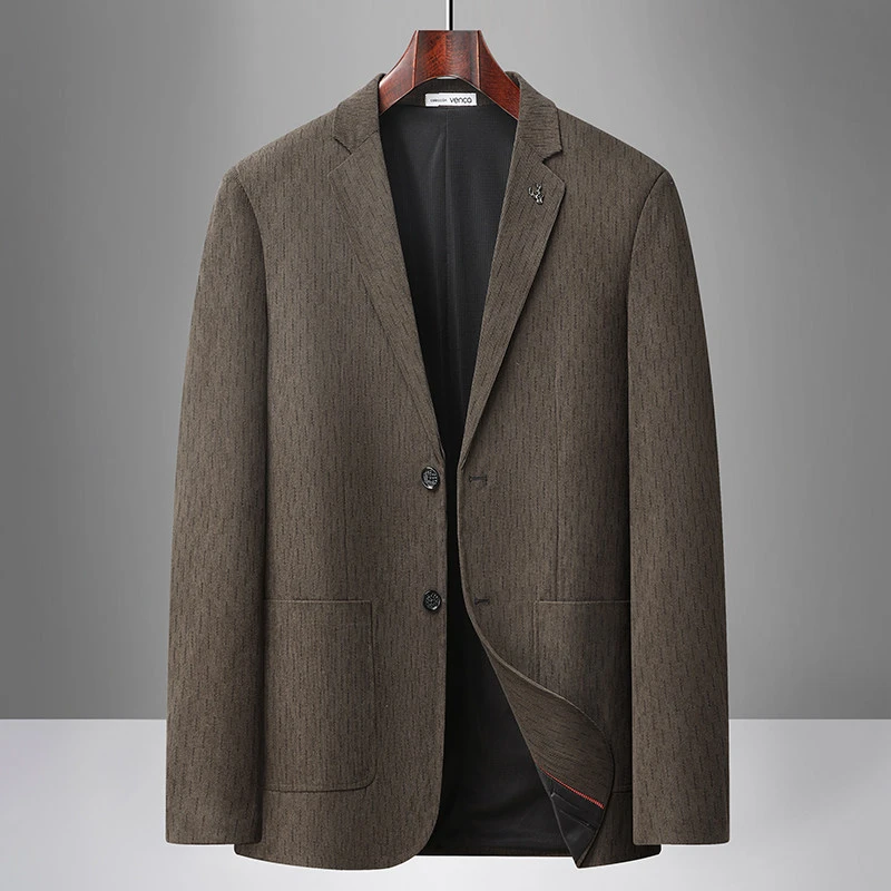 男士春秋时尚休闲春季修身商务秋季轻奢高档薄款潮流韩版秋冬西服