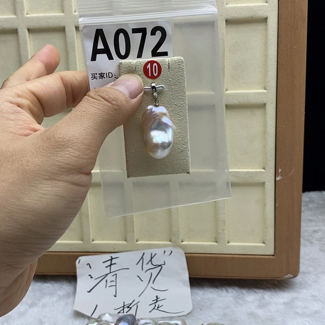 淡水珍珠银S925镶嵌颈饰