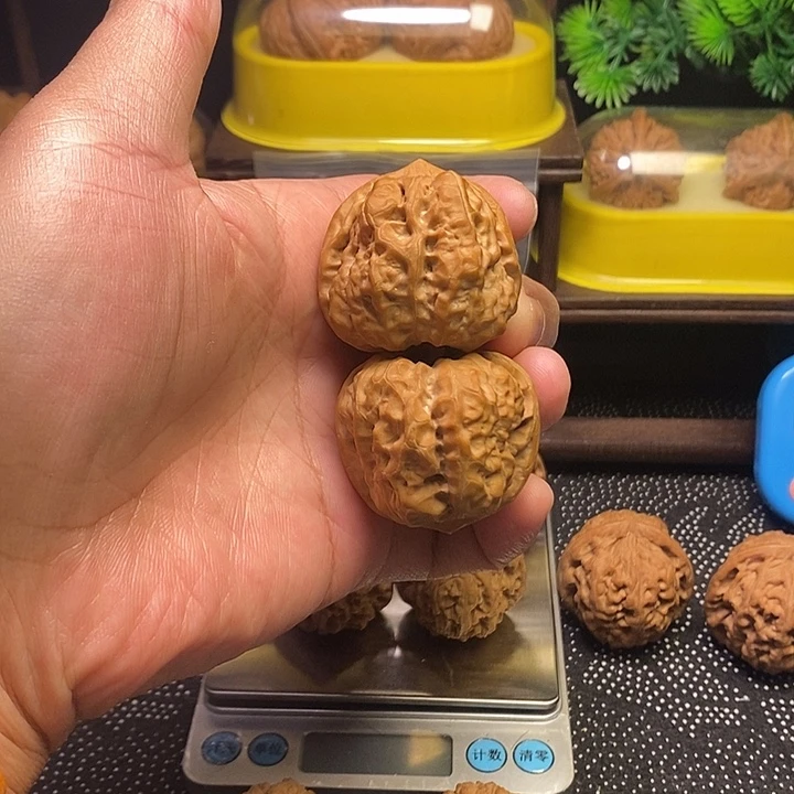 文玩核桃吊坠肌肉开背蛙41有修