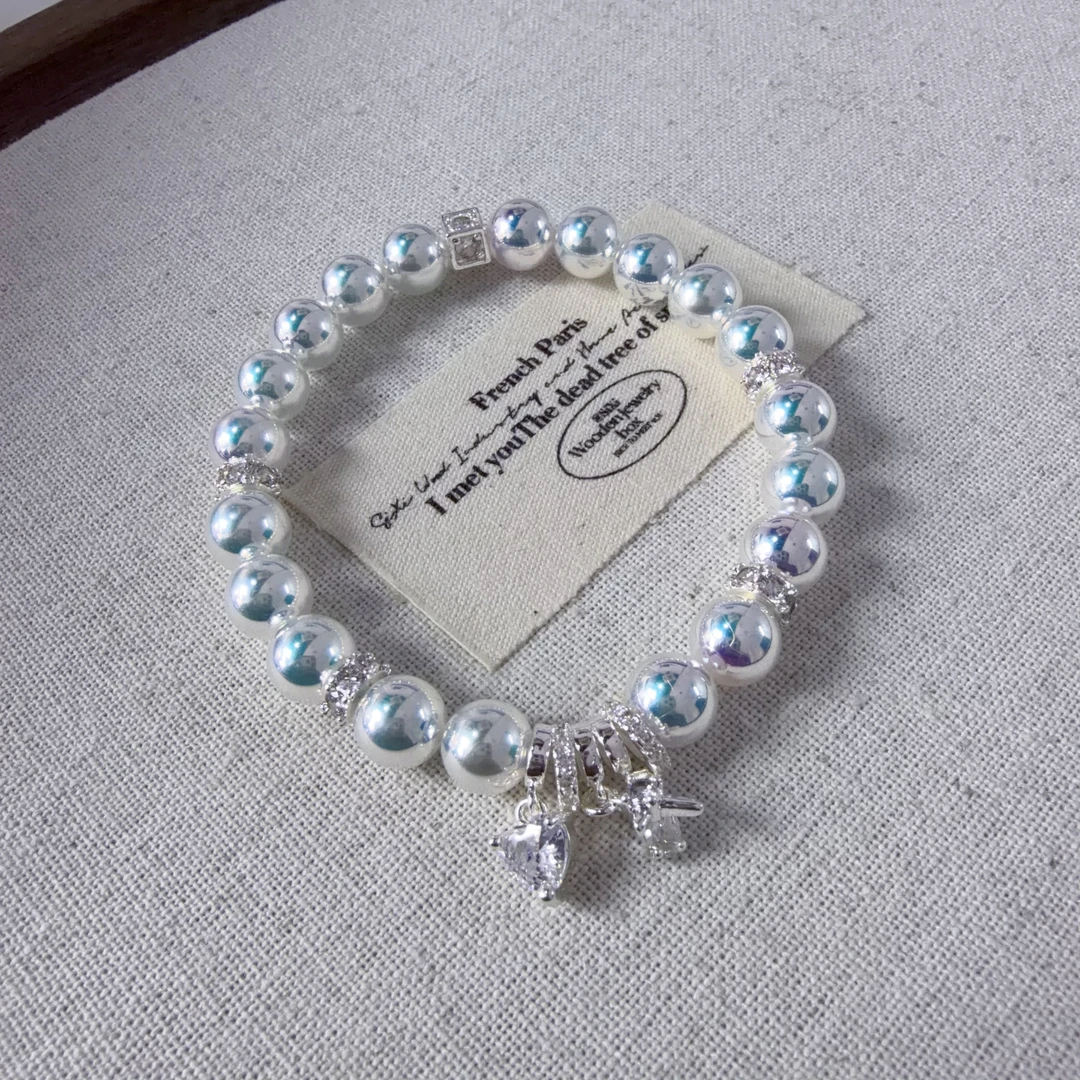 【小新直播间】8mm天女白贝珠设计款