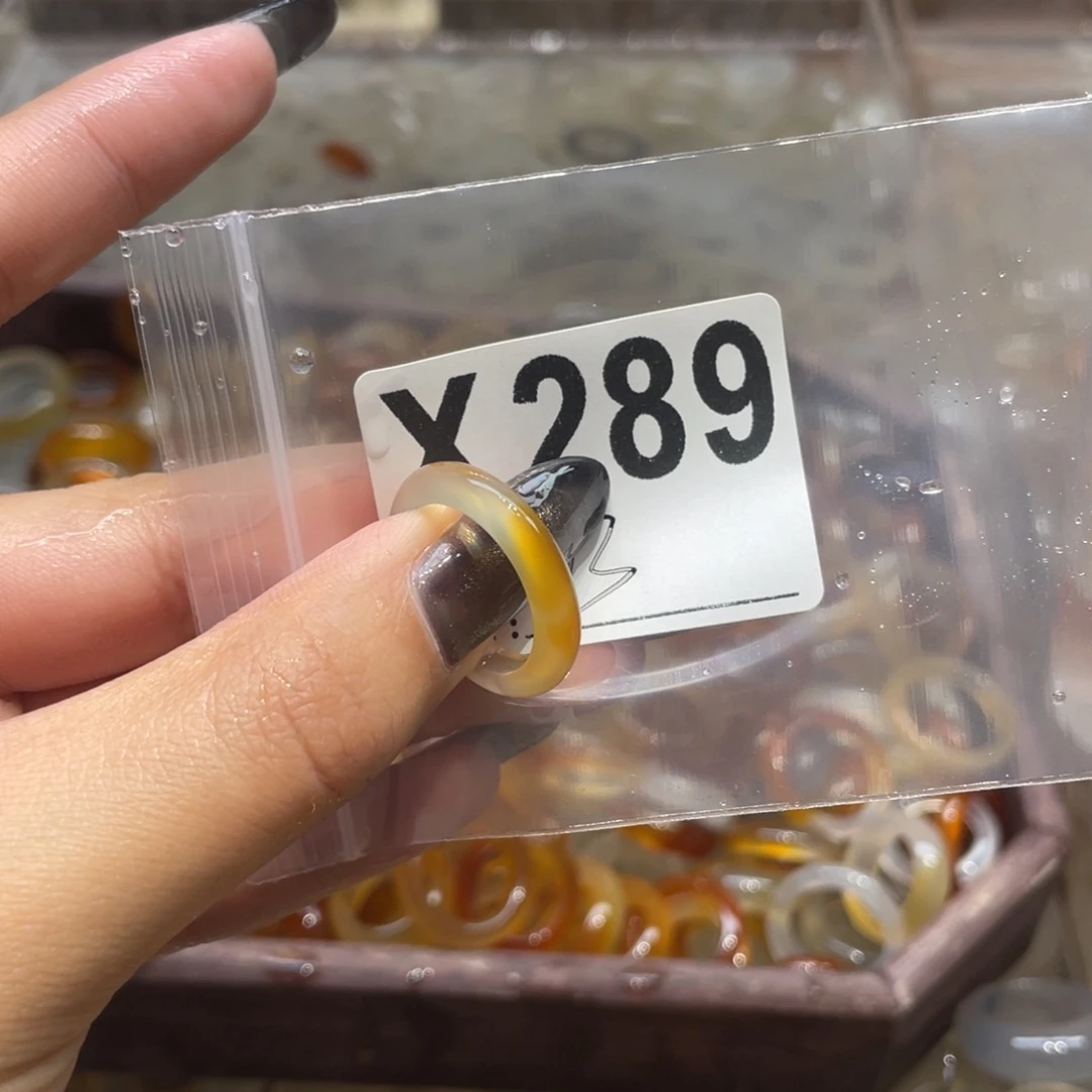 玛瑙/玉髓未镶嵌戒指289