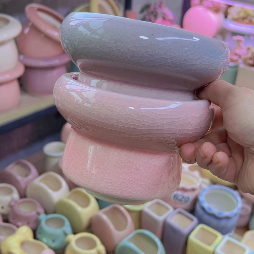 陶瓷花盆当场当场凑满12包邮