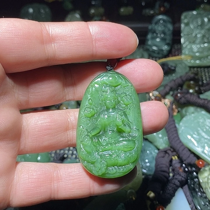 春***哥和田玉（糖玉）未镶嵌吊坠(不含链)