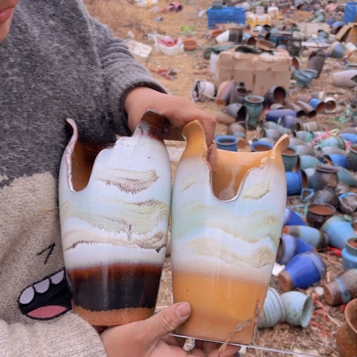 红陶口径 高度 花盆13 25