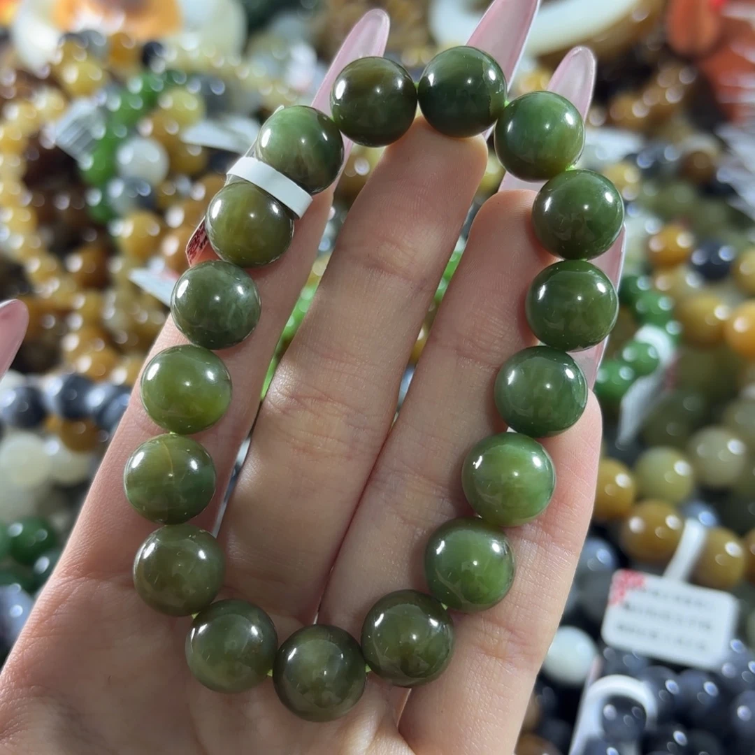 和田玉未镶嵌手链159