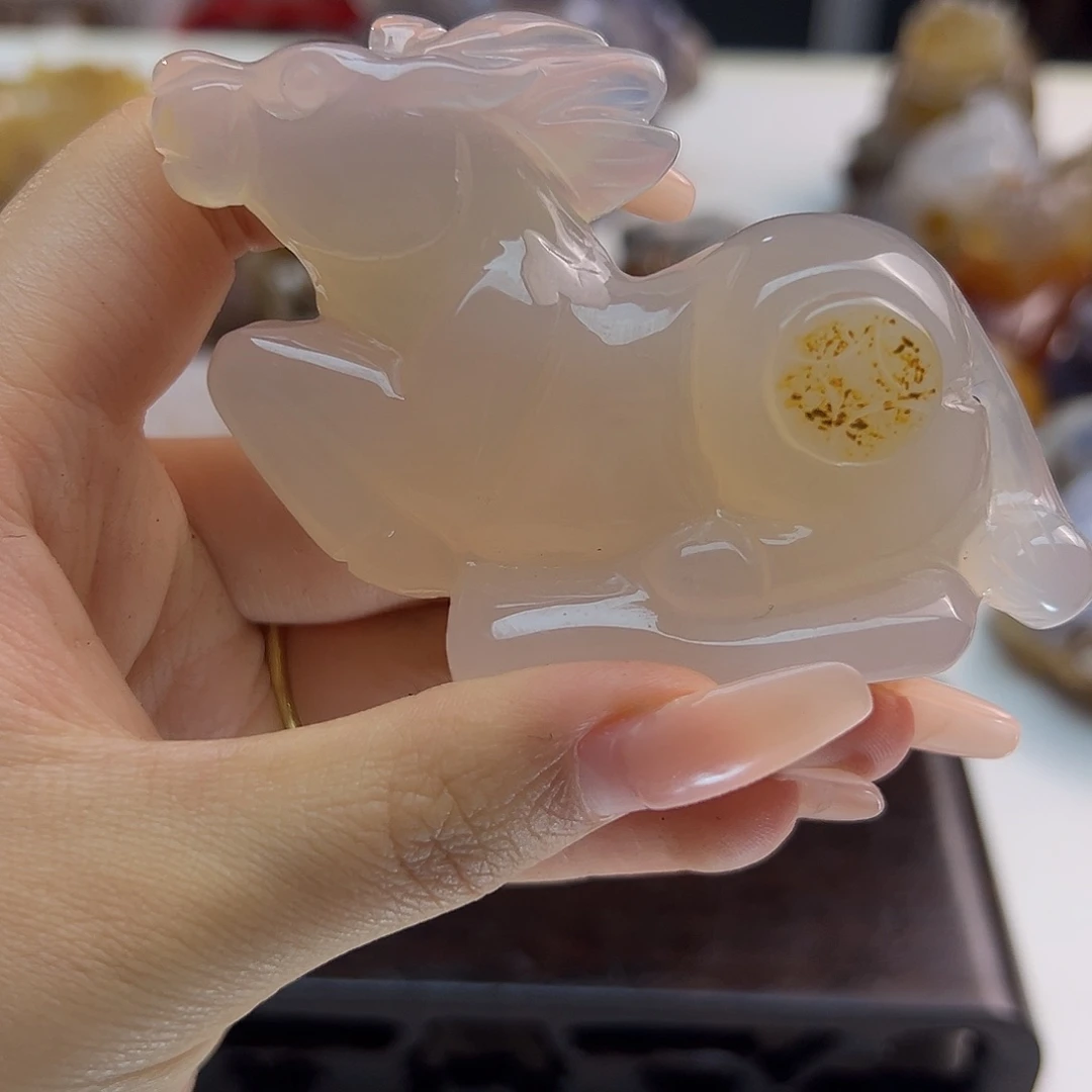玛瑙/玉髓合金颈饰