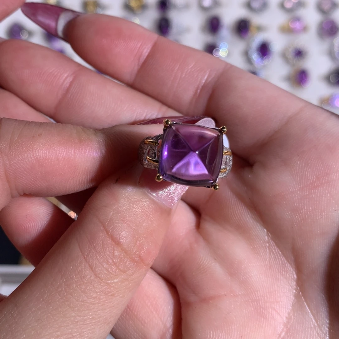 【闪购商品】水晶戒指银S925镶嵌?*?戒指