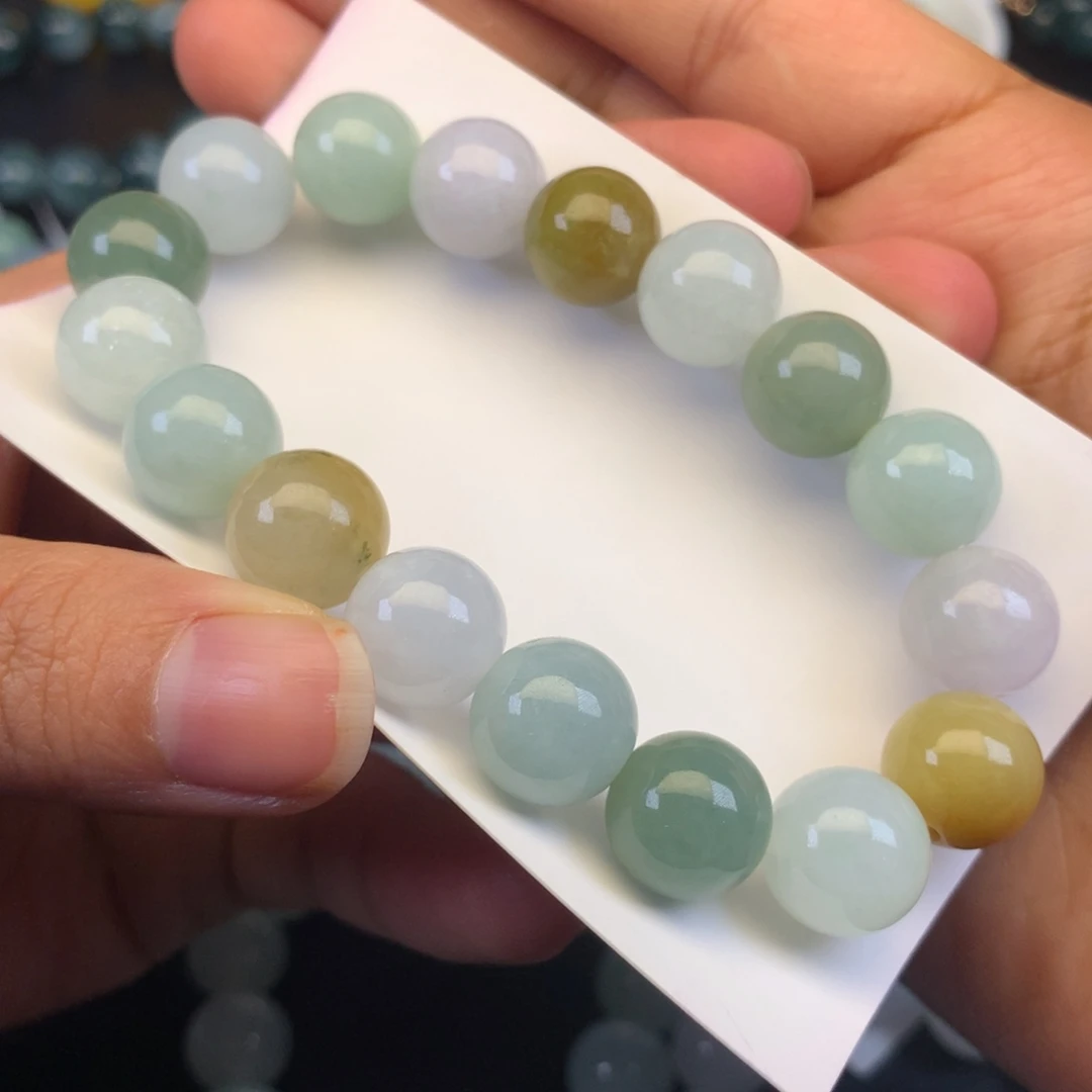 翡翠未镶嵌颈饰天然缅甸翡翠A货