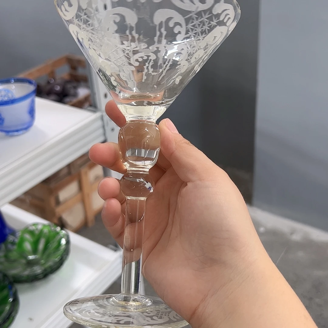 手柄款水晶玻璃如图一个
