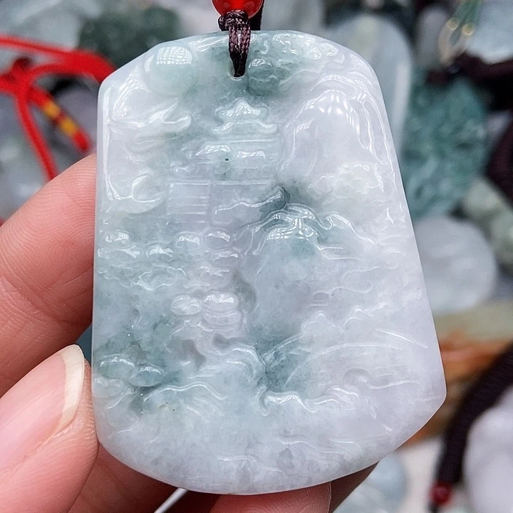 颈饰未镶嵌翡翠翡翠