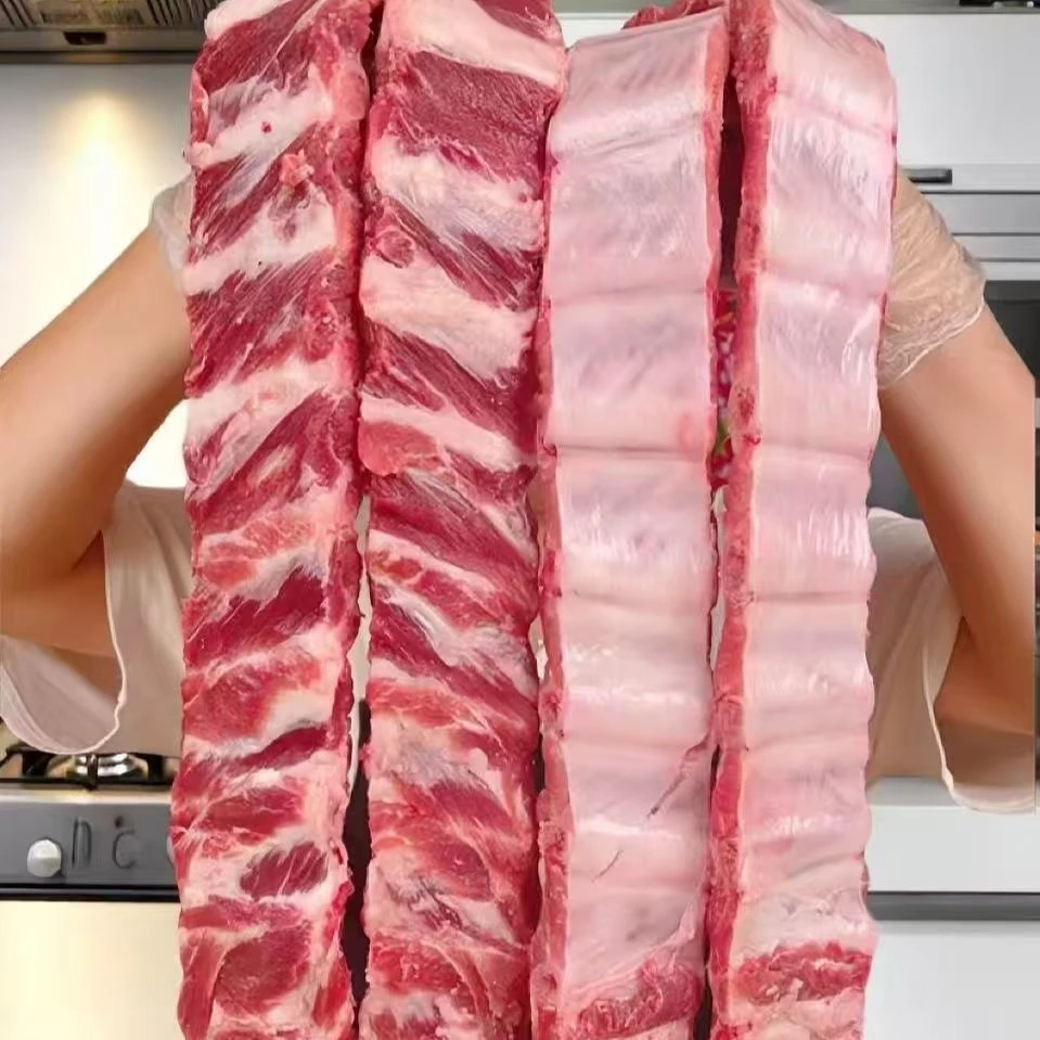 【今挑细选黑土猪寸排】农家慢养380天土黑猪无脊骨中段寸排到手5斤