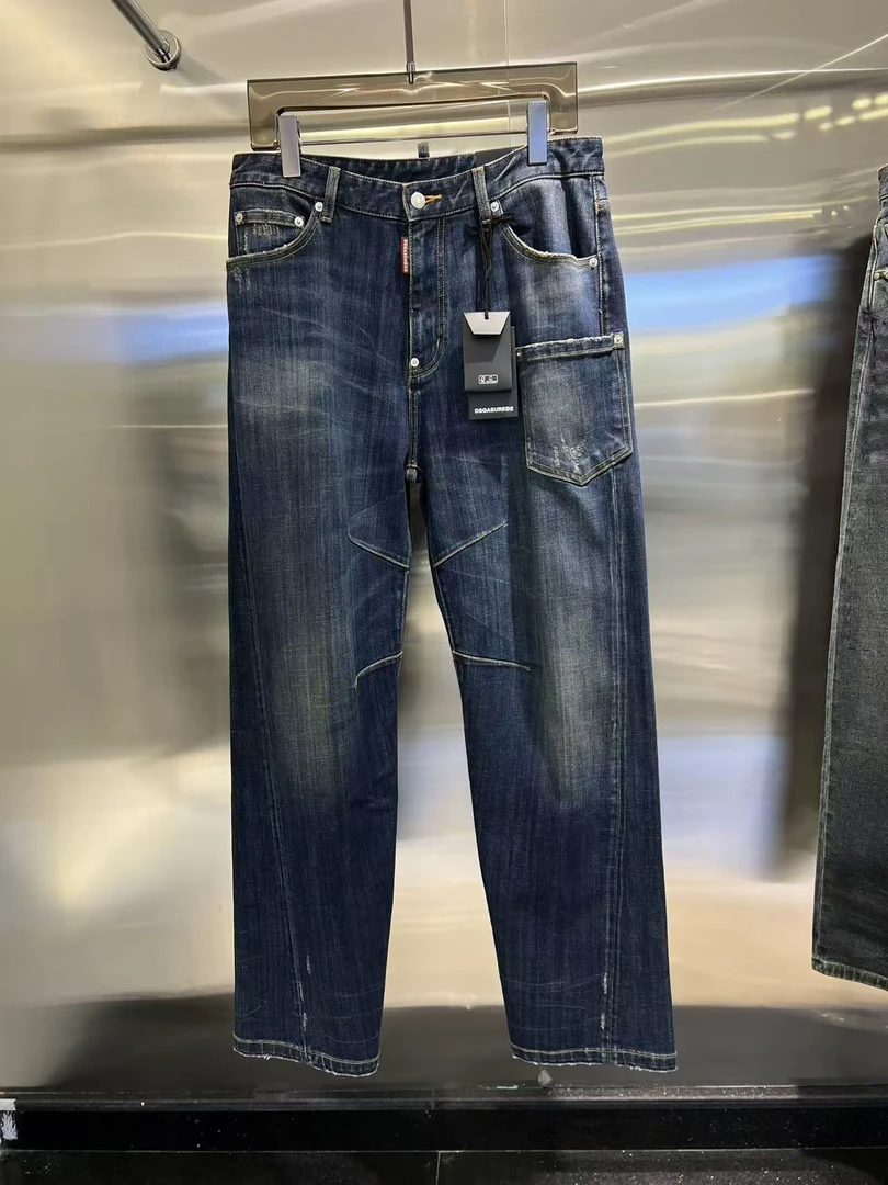 长裤水洗裤子男秋季蓝色弹力牛仔裤男款休闲牛仔裤百搭 DS 62602