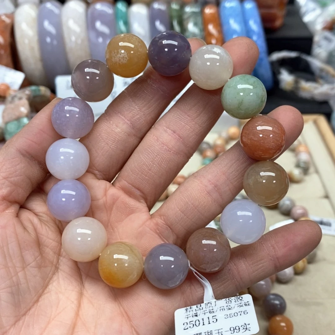 硅化珊瑚（珊瑚玉）手链未镶嵌?****?042