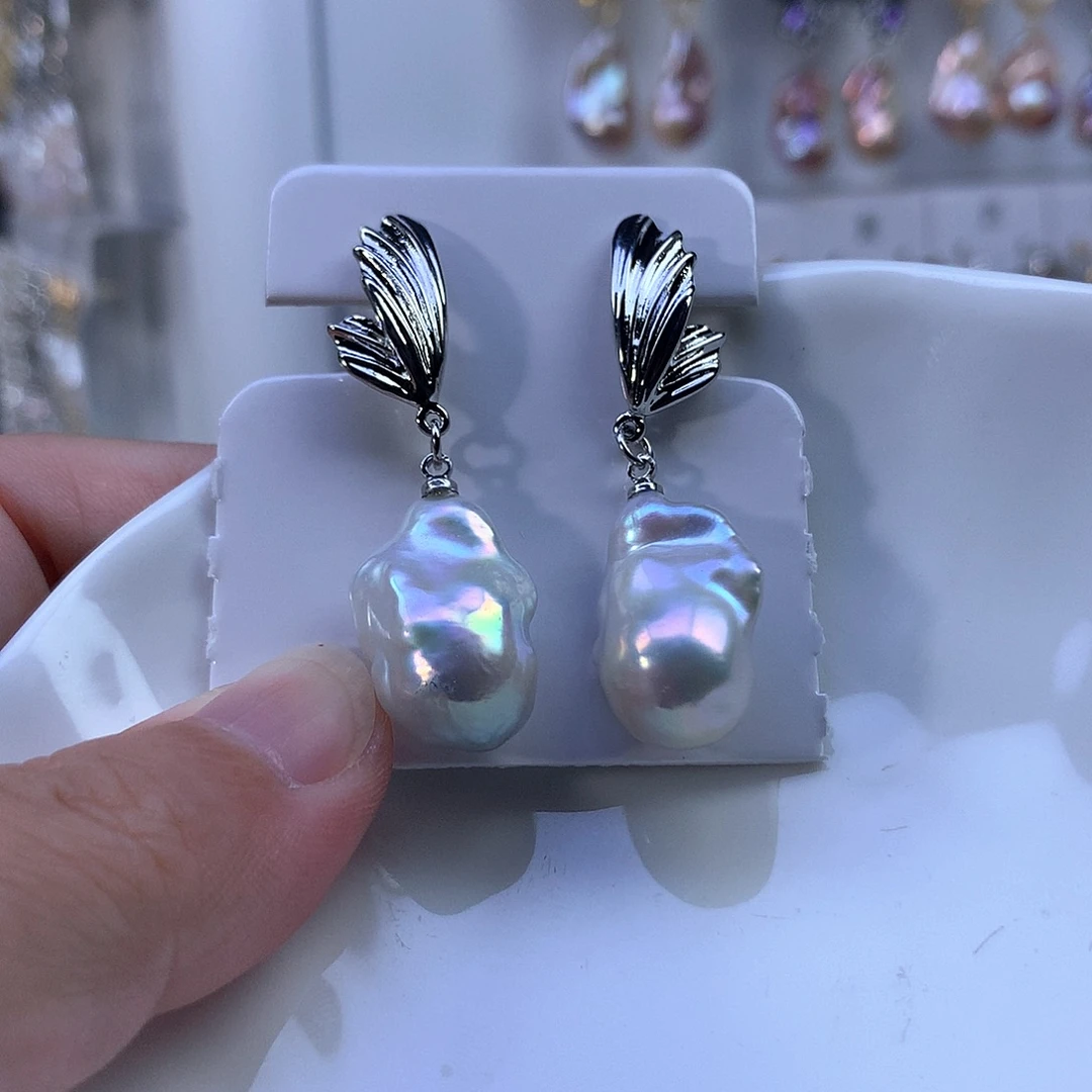 合金淡水珍珠耳饰特价4240