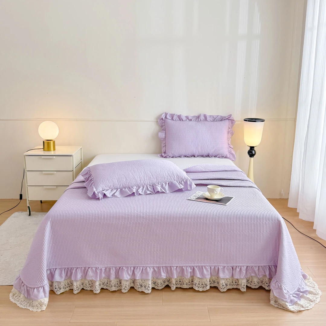 夏季 天然木浆纤维 床盖款凉席银离子抗菌空调软凉席夏被