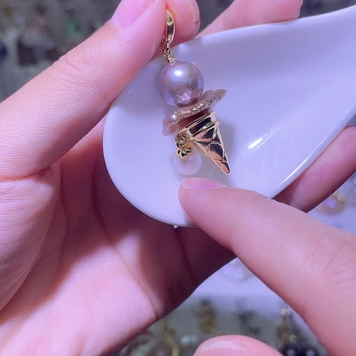 颈饰合金淡水珍珠44