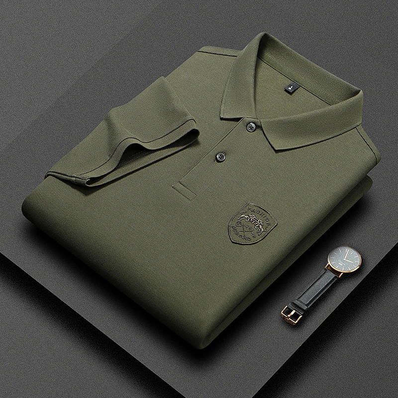 Mexican/稻草人2025夏季短袖T恤男士翻领宽松休闲潮流青年polo衫