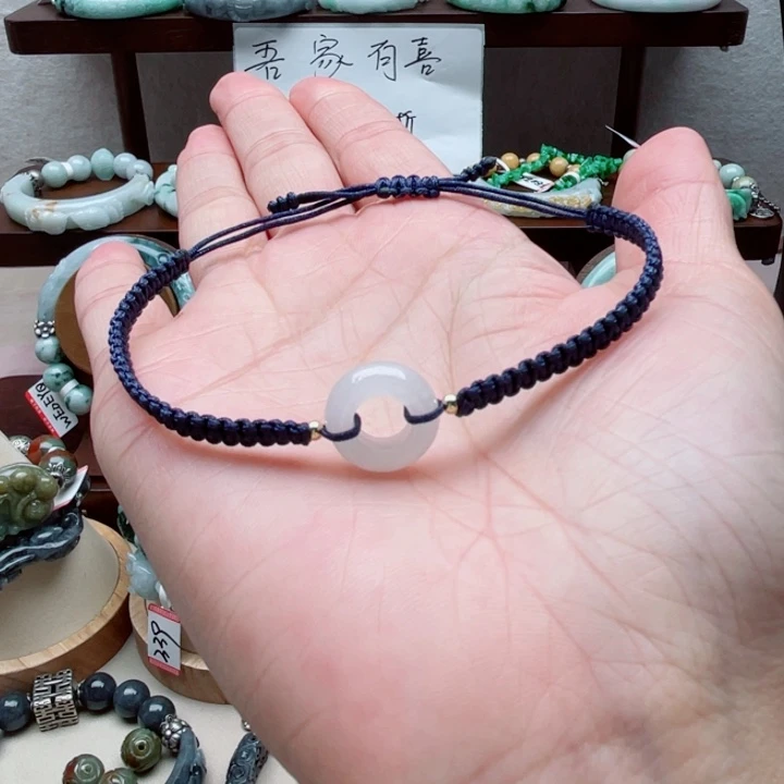 翡翠未镶嵌手链手绳