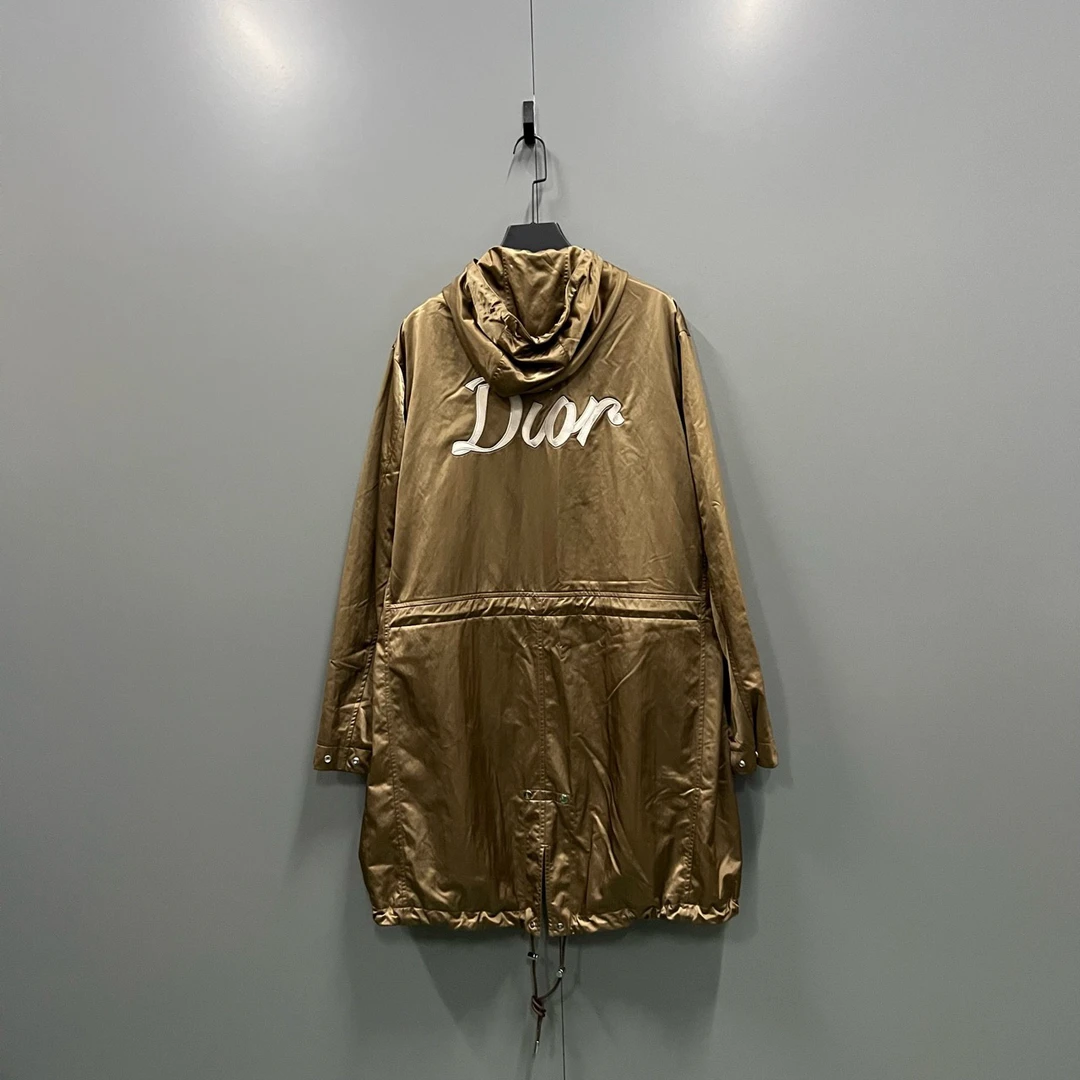 未使用 DIOR/迪奥 y22 背后大logo刺绣风衣外套 52码/005188
