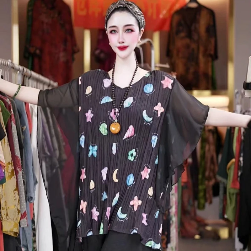 百搭时尚潮流休闲气质显瘦轻奢女款T恤上衣2075