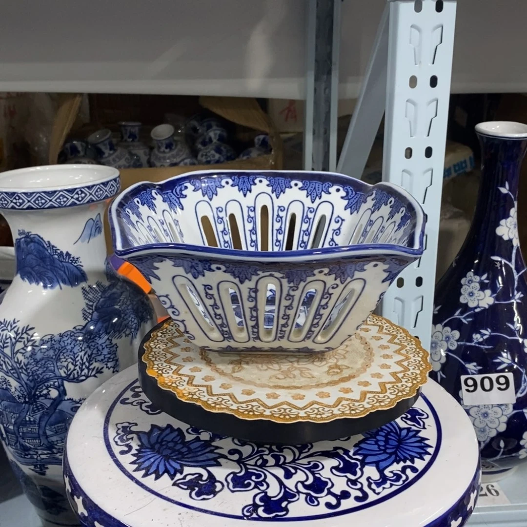 瓶镂空摆件果盘摆件