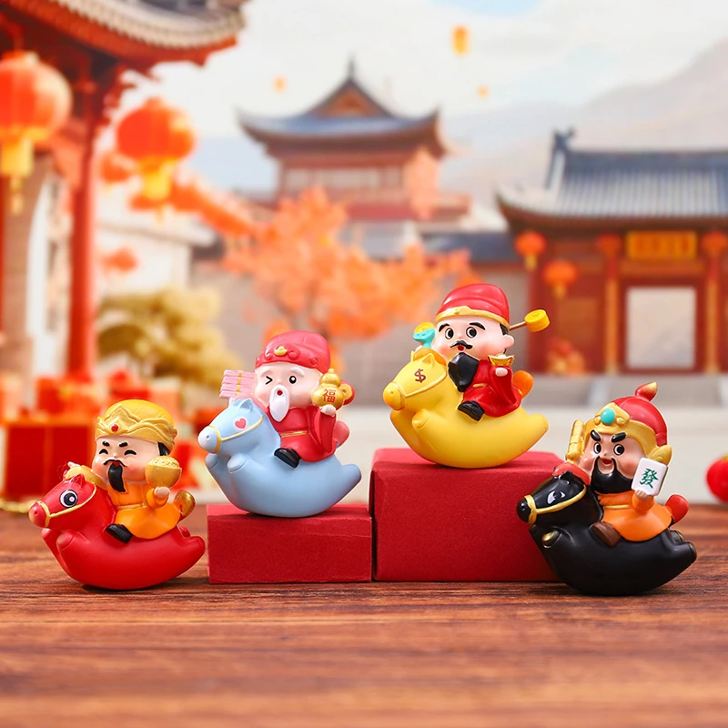 马年创意伴手礼物批发马上有盲盒卡通桌面摆件客厅玄关装饰生肖马