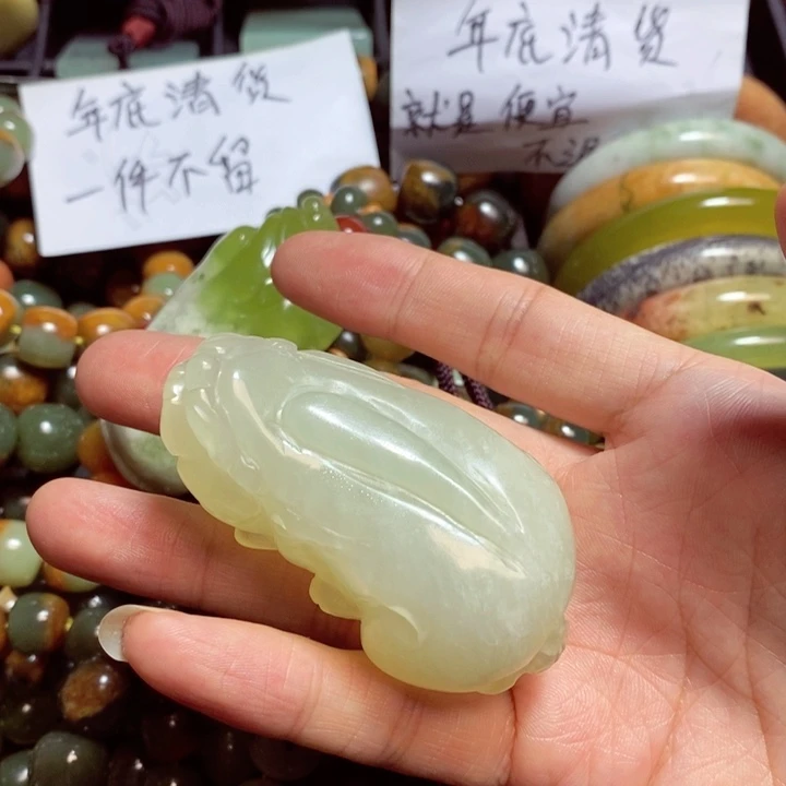 蛇纹石玉手链未镶嵌—**?