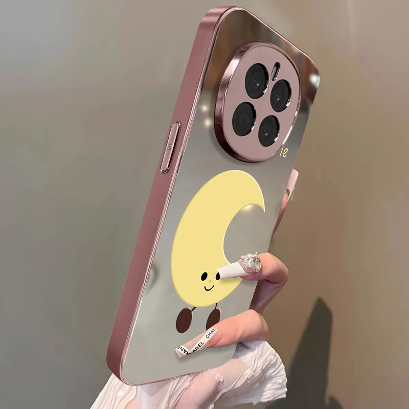 可爱小月亮适用荣耀300pro手机壳网红女款实用数码配件轻奢高级感