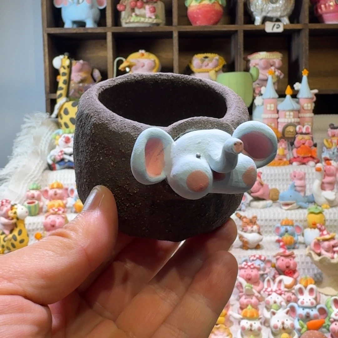 厂家直销手工花盆摆件