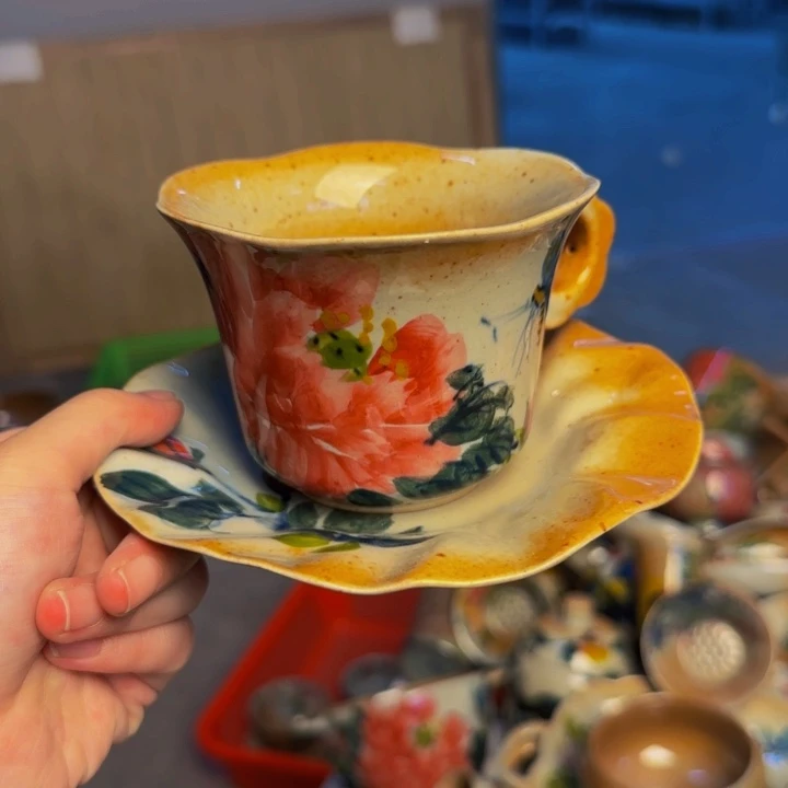 瓷片景德镇陶瓷手工手绘