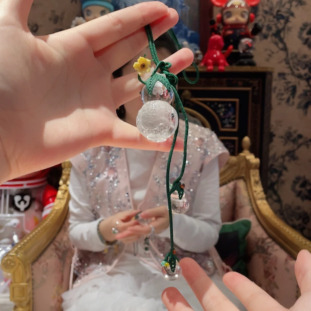 水晶车挂未镶嵌小*儿2号