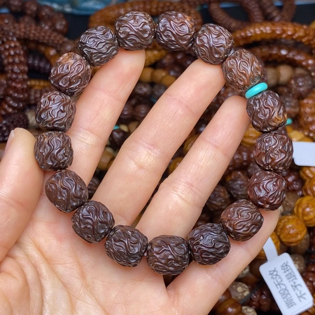 紫金鼠手串橙*火焰纹13尺寸