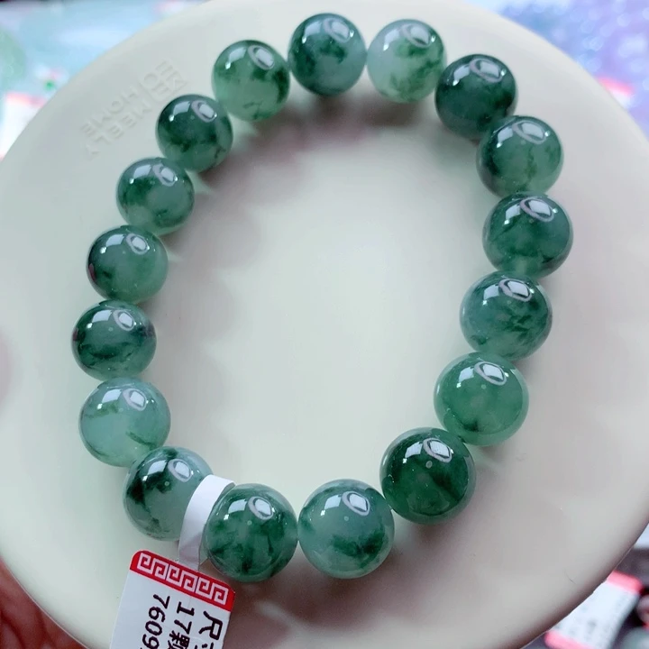 翡翠未镶嵌手链卡12