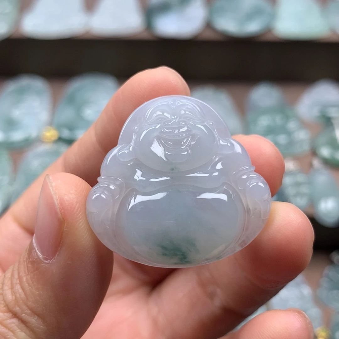 颈饰未镶嵌翡翠雪****痘天然翡翠