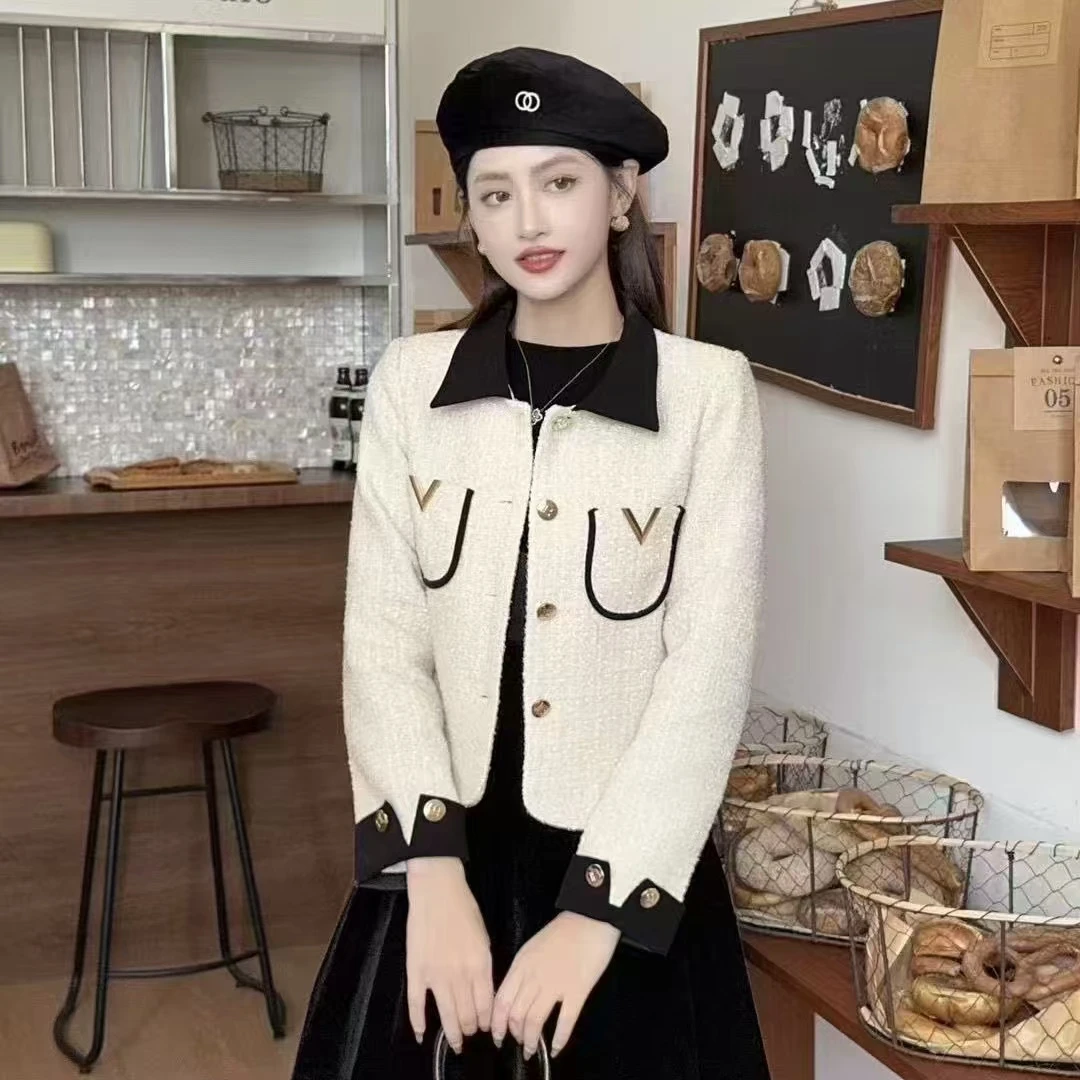 0446#丽缘服饰小香风外套女韩版气质时尚百搭洋气显瘦秋冬新款