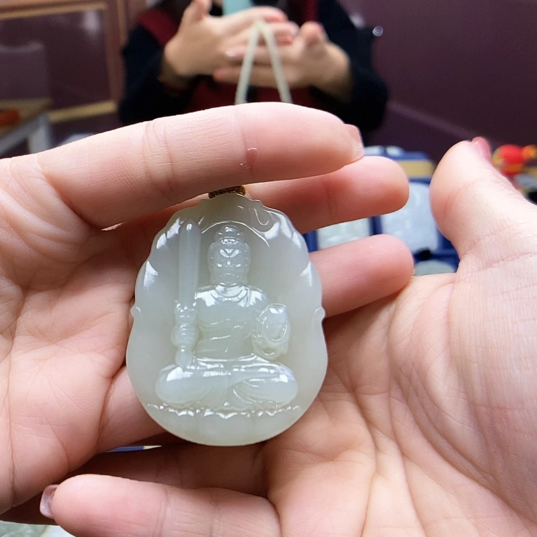 和田玉颈饰未镶嵌穆****0