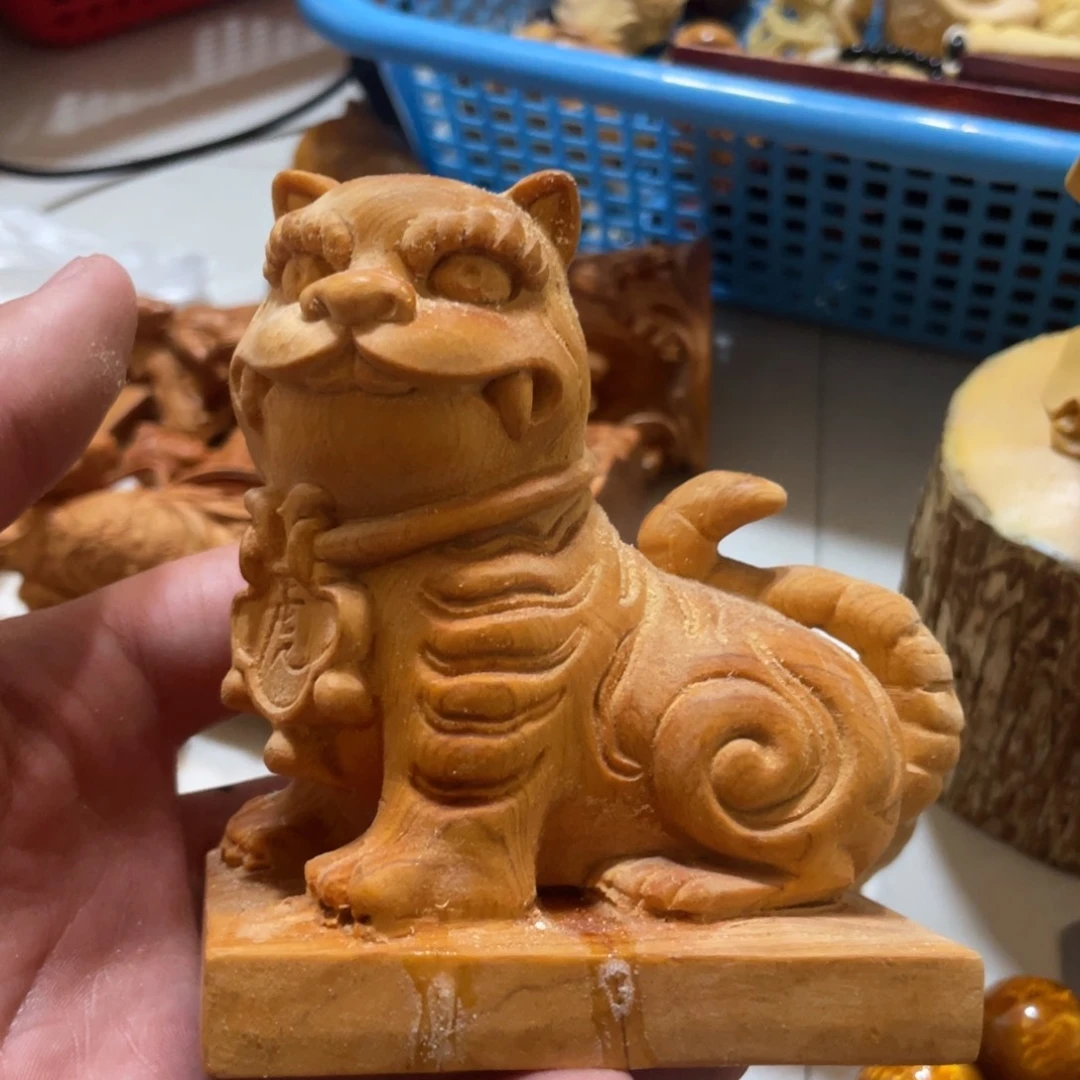 黄杨木崖柏唬爷瑕疵
