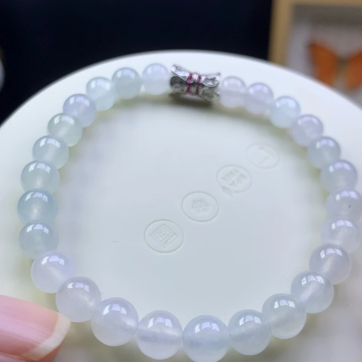 未镶嵌手链翡翠卡6.8