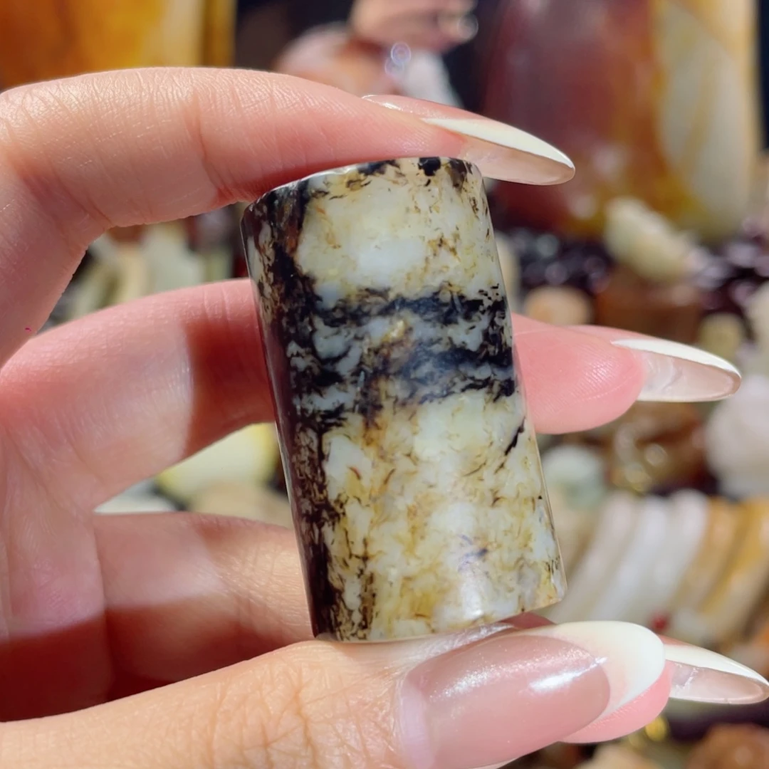 和田玉未镶嵌挂件44