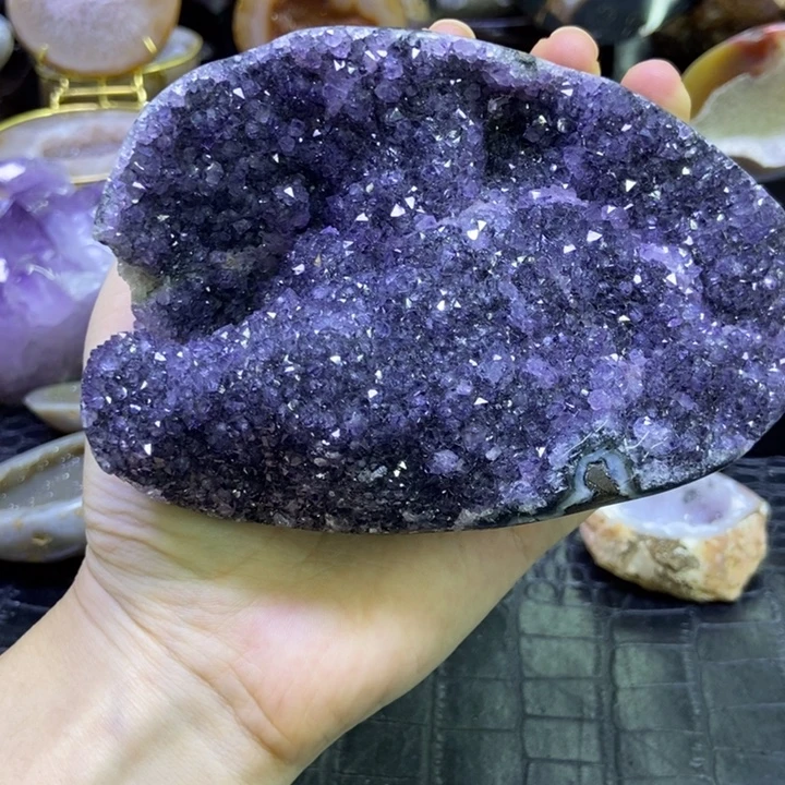 未镶嵌珠宝半成品水晶花盘